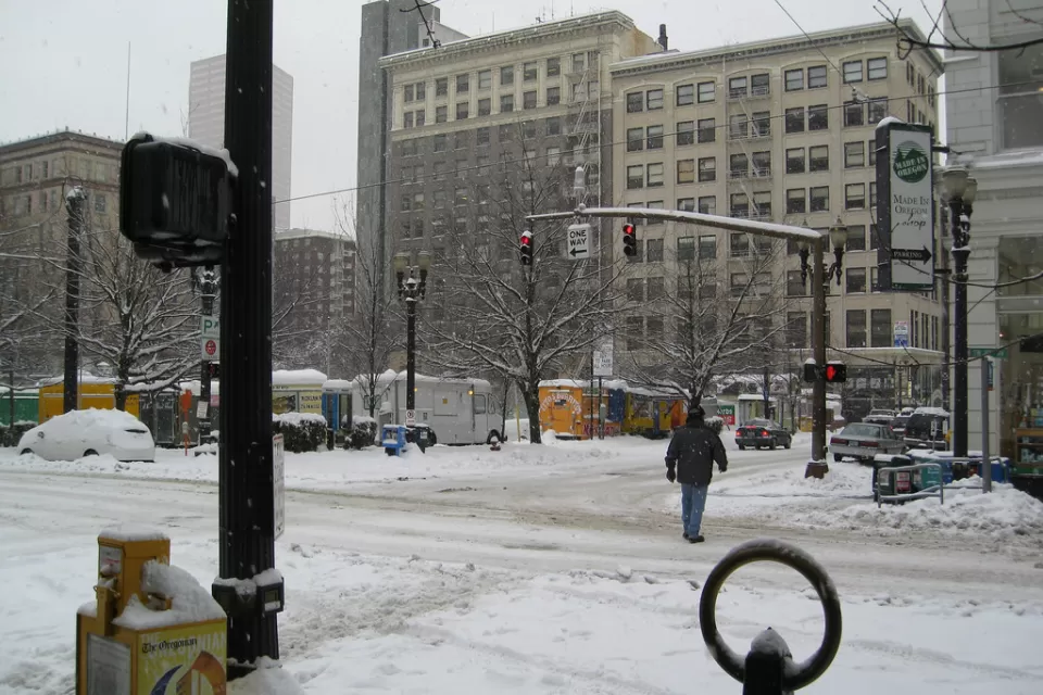 Portland Snow Day